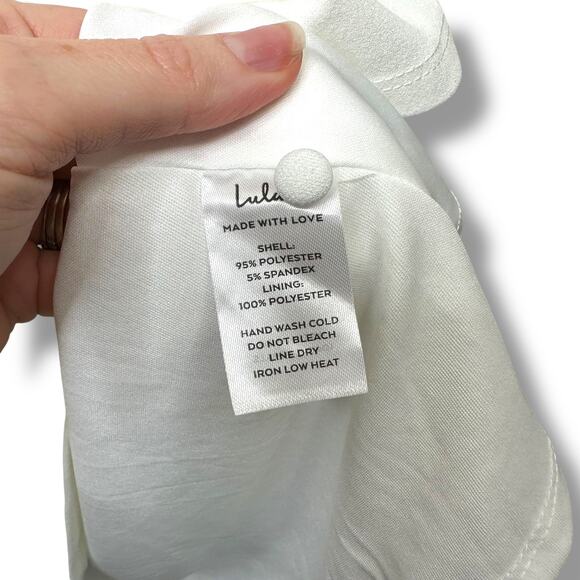 Lulus Bridal NWT Eloquent Endearment White Long Sleeve Backless Maxi Gown Dress - Picture 10 of 10